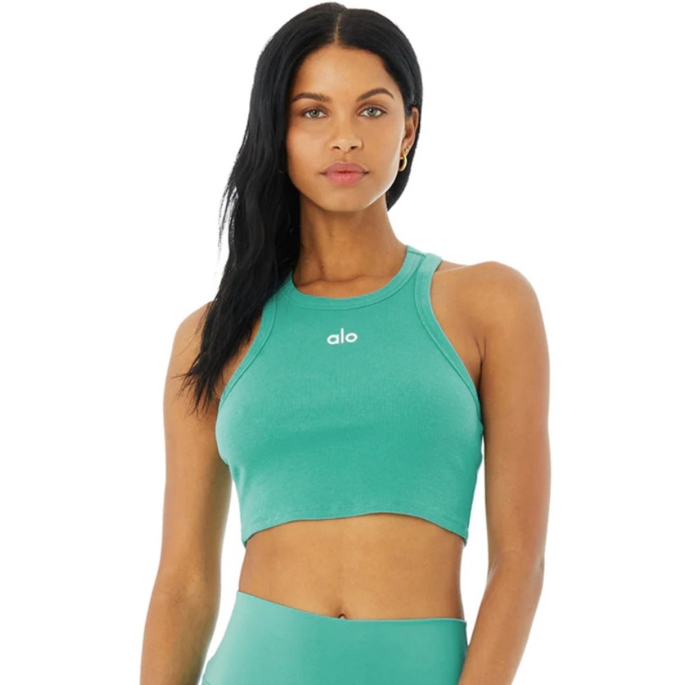 ALO Yoga Teal Aspire Tank